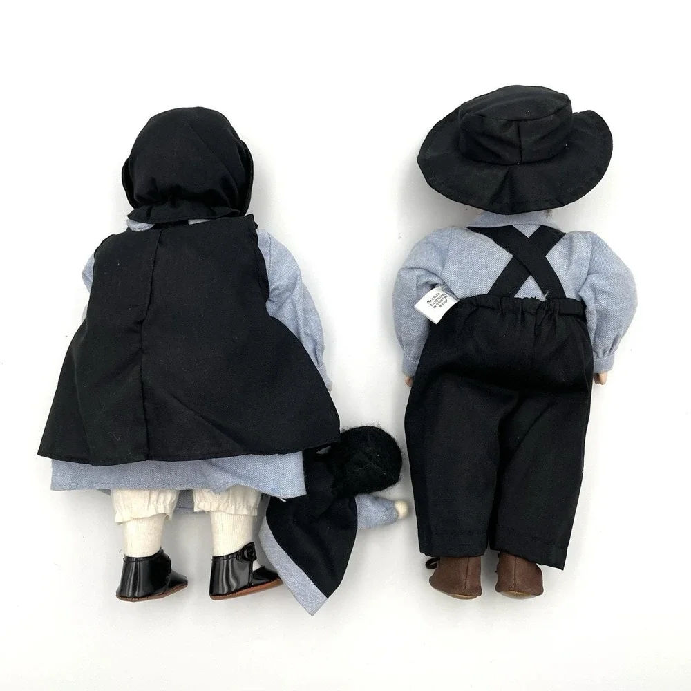 Artisan Way Amish‎ Doll Set Of 2 Boy And Girl With Doll 10